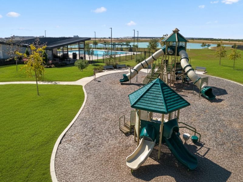 Enjoy access to swimming pools, playgrounds, and a clubhouse for resort-style living. Enjoy access to swimming pools, playgrounds, and a clubhouse for resort-style living.