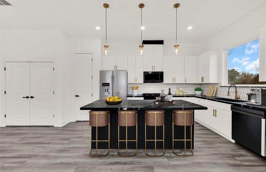 Furnished interior view inside a new home in , Houston (Image 4).