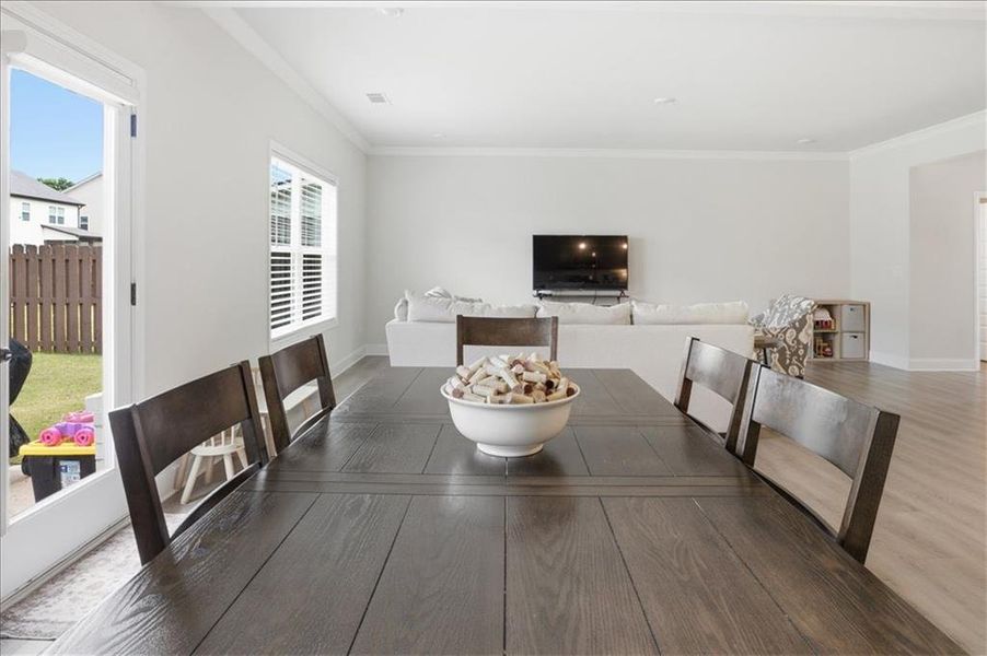 Furnished interior view inside a new home in Crofton Place Enclave, Snellville (Image 36).