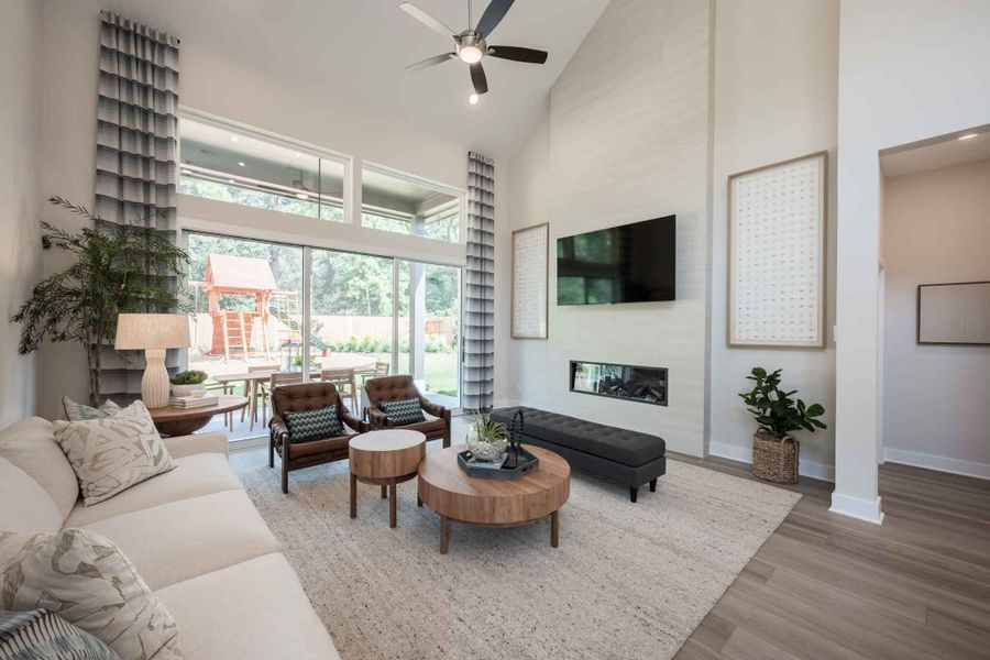 Representative furnished interior of a home built from the Longspur by Tri Pointe Homes in Clopton Farms, Montgomery (Image 11). Representative furnished interior of a home built from the Longspur by Tri Pointe Homes in Clopton Farms, Montgomery (Image 11).