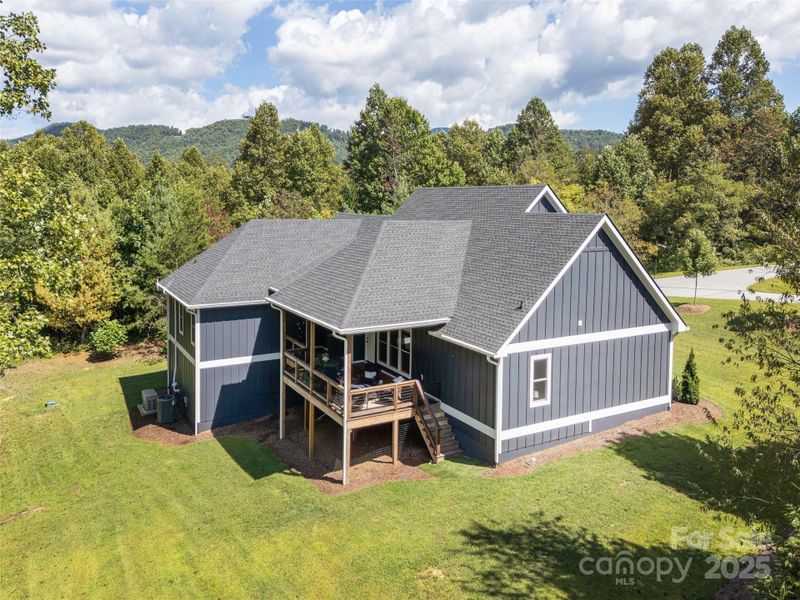 Front exterior of a new home in , Hendersonville, NC, highlighting curb appeal (Image 19).