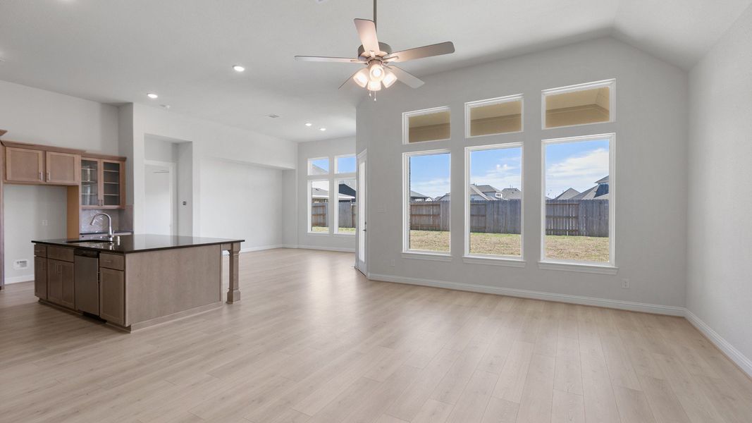 Representative furnished interior of a home built from the Tulane by DRB Homes in Brookewater, Rosenberg (Image 9).