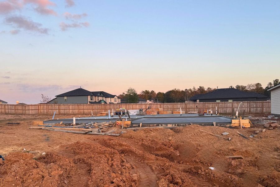 Site preparation for new homesites in Caney Mills, Conroe (Image 4).