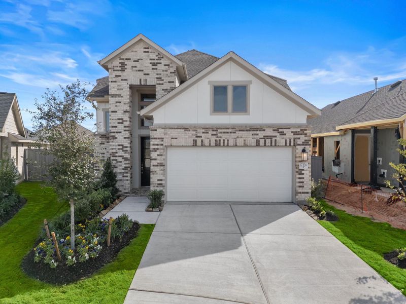 Front exterior of a new home in Jubilee, Hockley, TX, highlighting curb appeal (Image 22). Front exterior of a new home in Jubilee, Hockley, TX, highlighting curb appeal (Image 22).