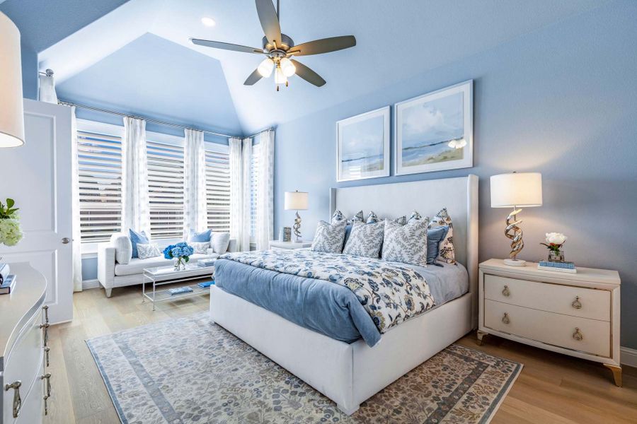 Representative Primary Bedroom - some options shown