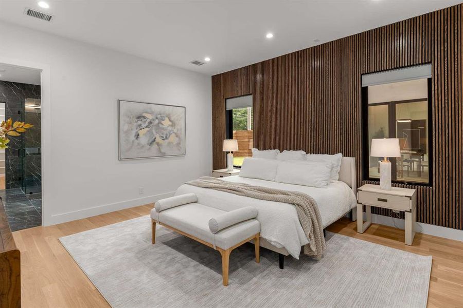 Furnished interior view inside a new home in , Dallas (Image 37).