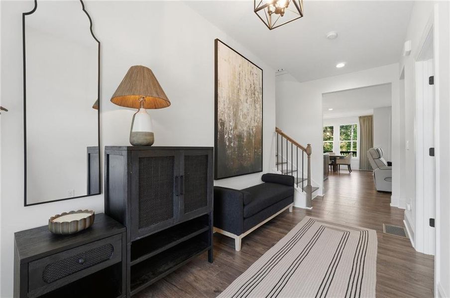 Furnished interior view inside a new home in , Woodstock (Image 8).