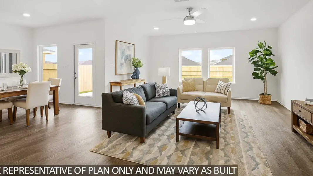 Furnished interior view inside a new home in Sunterra Lakes, Brookshire (Image 5).