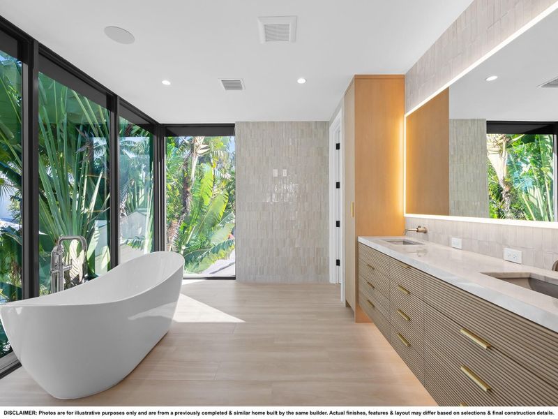 DISCLAIMER: Photos are for illustrative purposes only and are from a previously completed & similar home built by the same builder. Actual finishes, features & layout may differ based on selections & final construction details.