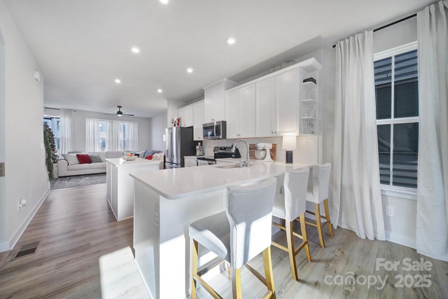 Furnished interior view inside a new home in , Charlotte (Image 9).