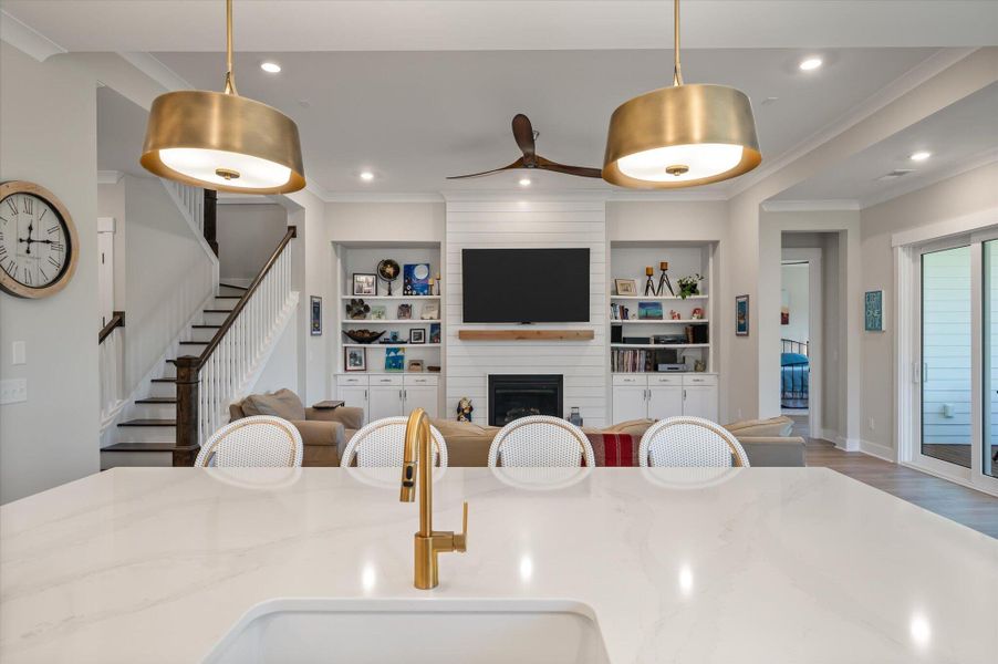 Furnished interior view inside a new home in , James Island (Image 9). Furnished interior view inside a new home in , James Island (Image 9).