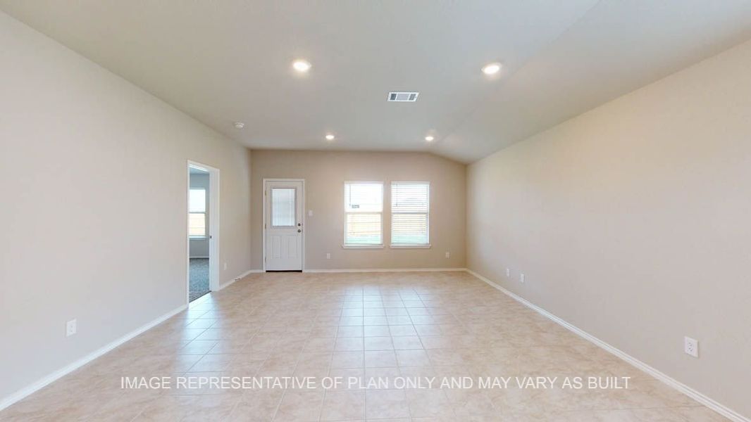 Representative unfurnished interior of a home built from the Elgin by D.R. Horton in Reynolds Crossing, Killeen (Image 12).