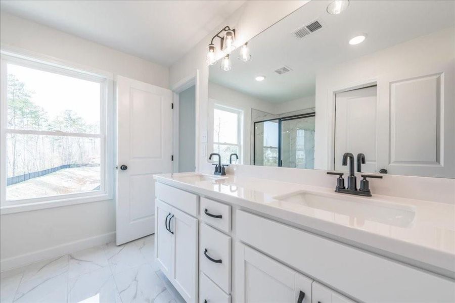 Furnished interior view inside a new home in Cherokee Township, Acworth (Image 8).