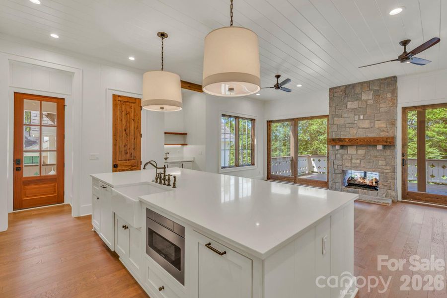 Furnished interior view inside a new home in , Blowing Rock (Image 7).