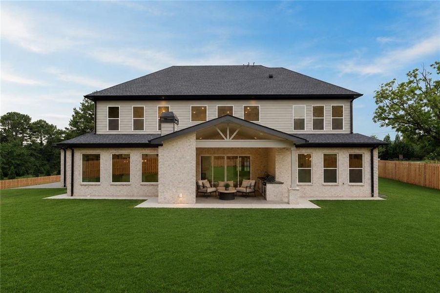 Exterior details and patio area of a home in , Grayson (Image 38).