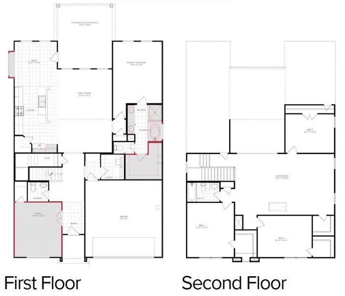 HistoryMaker Homes Cypress II Floor Plan HistoryMaker Homes Cypress II Floor Plan