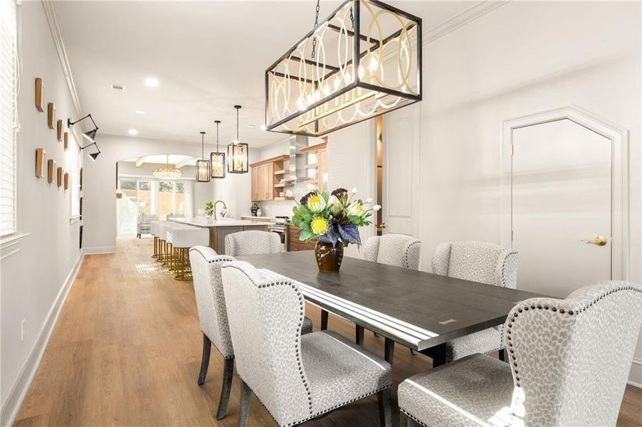 Furnished interior view inside a new home in , Atlanta (Image 32).