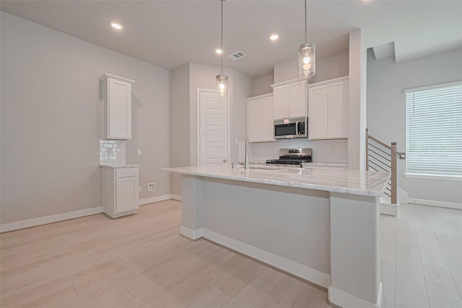 Furnished interior view inside a new home in Regents Court, Houston (Image 14).