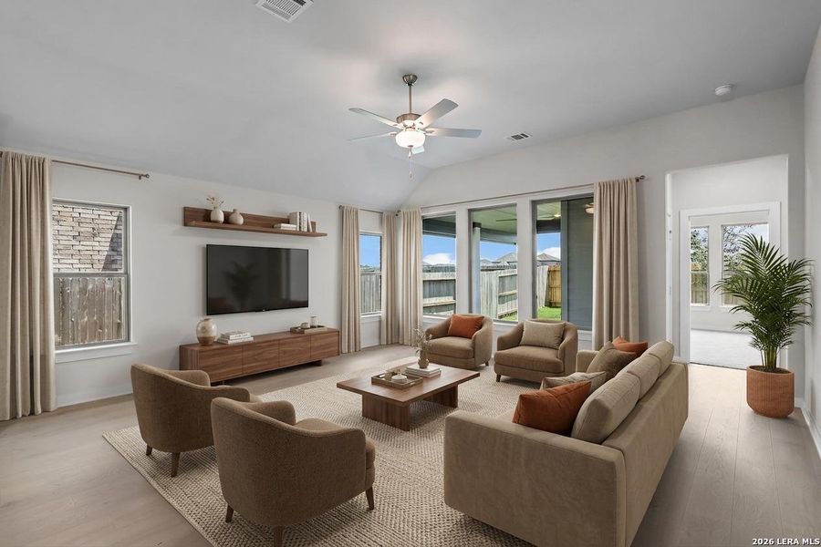Furnished interior view inside a new home in Stillwater Ranch, San Antonio (Image 14).
