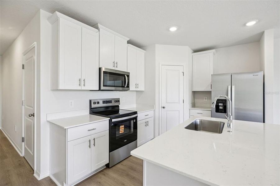Furnished interior view inside a new home in The Reserve at Hammock Oaks Townes, Lady Lake (Image 8).