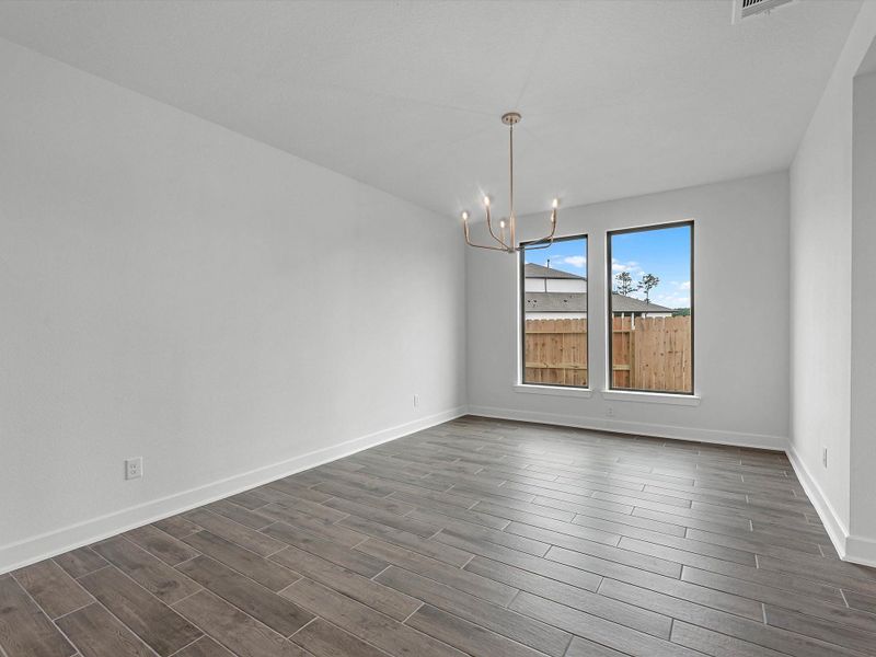 Representative unfurnished interior of a home built from the The Calistoga by Westin Homes in ARTAVIA® - 65' Art Collection, Conroe (Image 13). Representative unfurnished interior of a home built from the The Calistoga by Westin Homes in ARTAVIA® - 65' Art Collection, Conroe (Image 13).