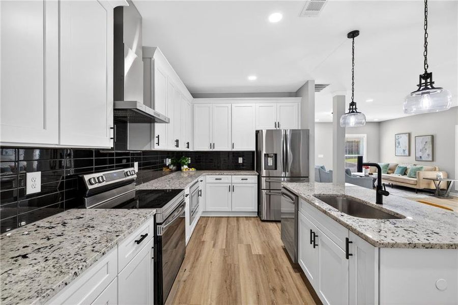 Furnished interior view inside a new home in , Hapeville (Image 8).