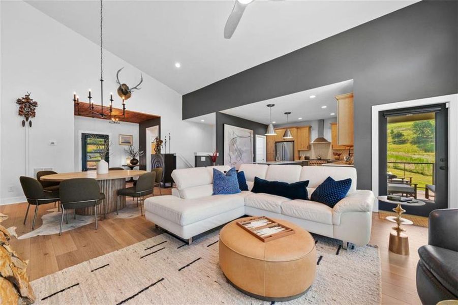 Furnished interior view inside a new home in , Morganton (Image 26).