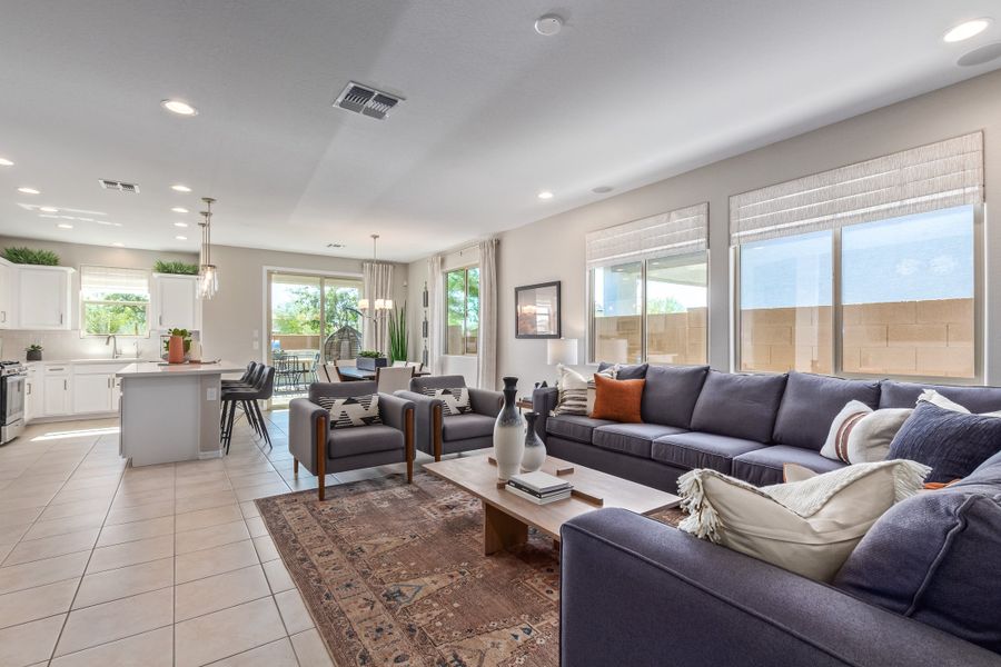 Furnished interior view inside a new home in Rancho Mercado, Surprise (Image 5).