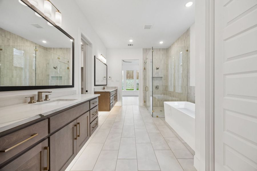 Furnished interior view inside a new home in StarView, Prosper (Image 10).