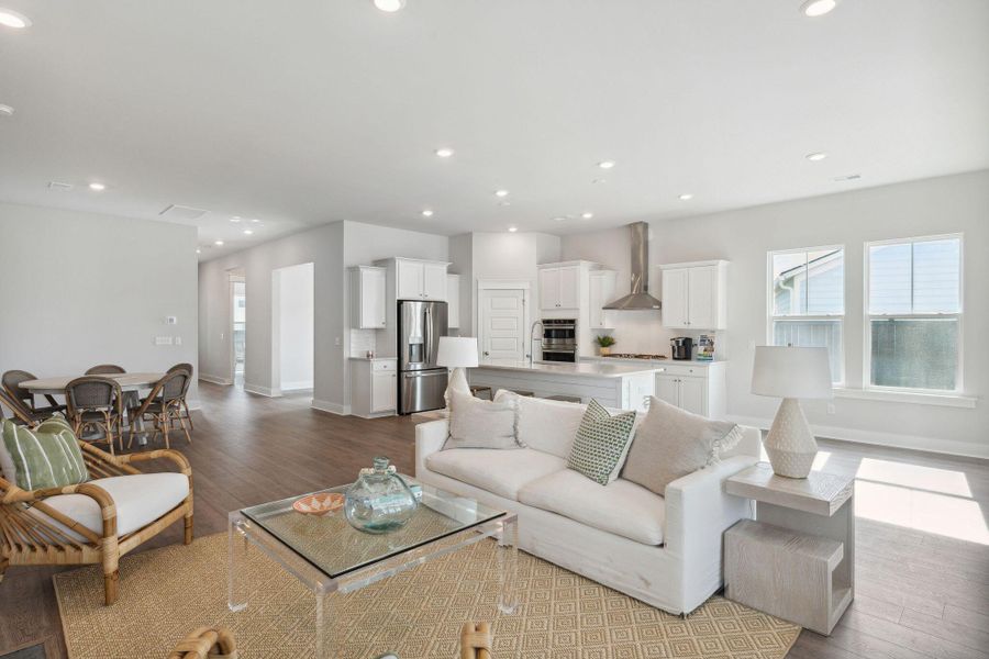 Furnished interior view inside a new home in Carnes Crossroads, Summerville (Image 8). Furnished interior view inside a new home in Carnes Crossroads, Summerville (Image 8).