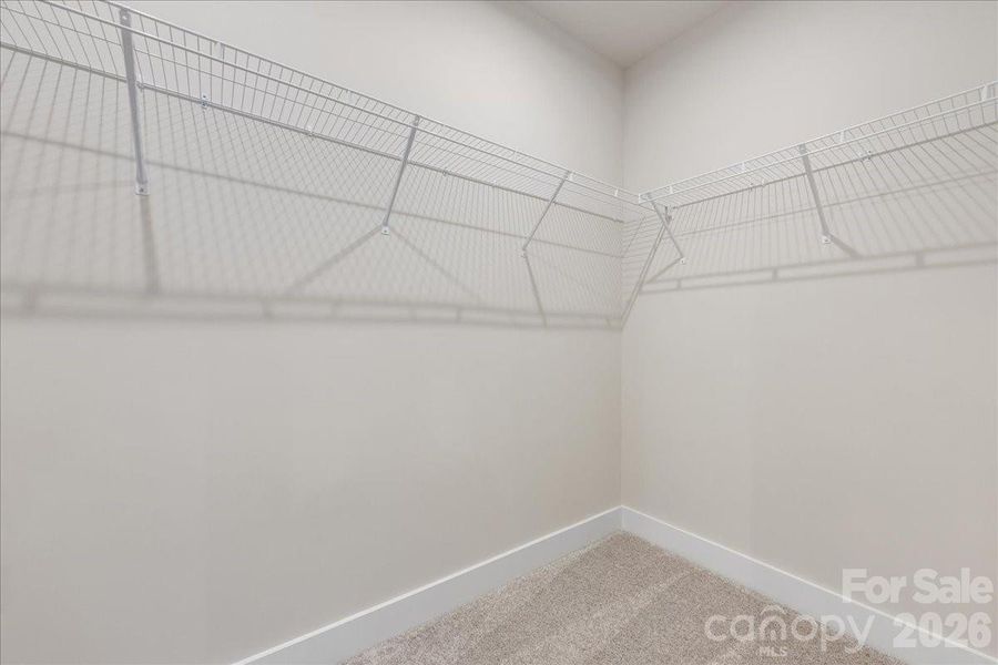 Walk-In Primary Closet.