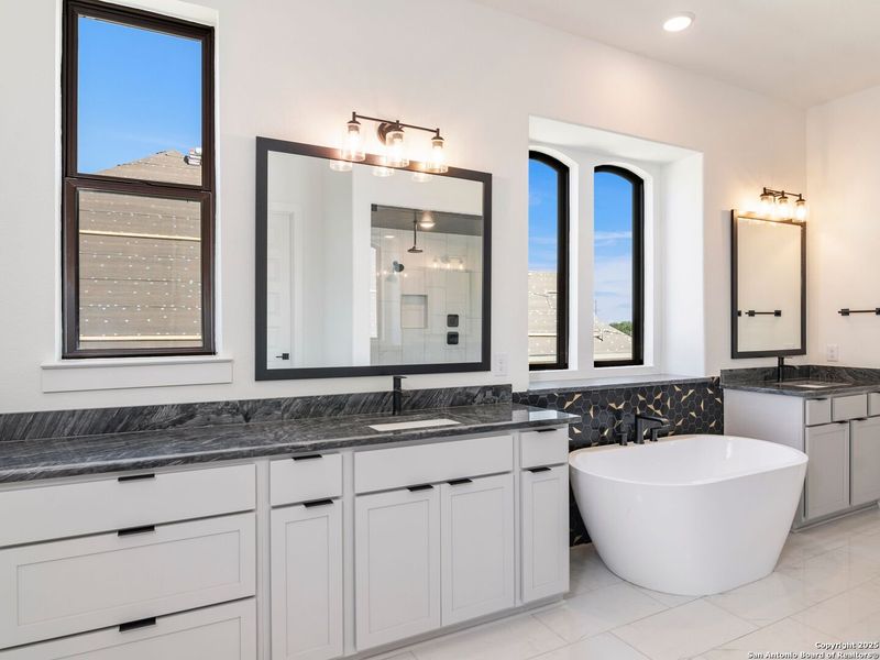 Furnished interior view inside a new home in Verandas at the Rim, San Antonio (Image 4).