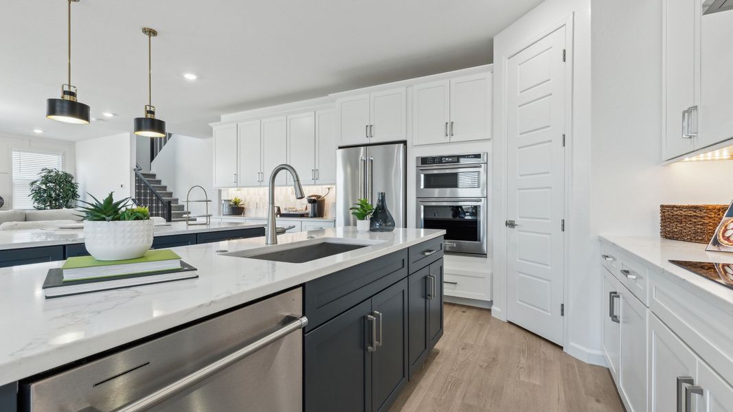 Representative furnished interior of a home built from the Miraval by D.R. Horton in The Ridge at Stone Butte, Phoenix (Image 28).