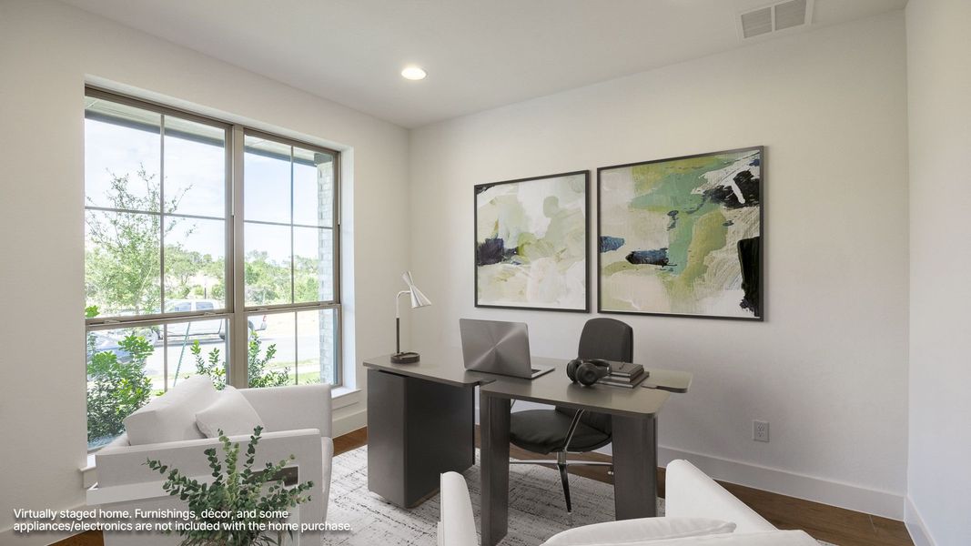 Furnished interior view inside a new home in Parkside on the River, Georgetown (Image 9). Furnished interior view inside a new home in Parkside on the River, Georgetown (Image 9).