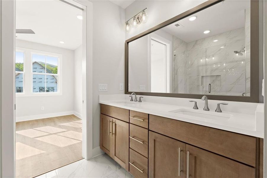 Furnished interior view inside a new home in , Alpharetta (Image 5). Furnished interior view inside a new home in , Alpharetta (Image 5).