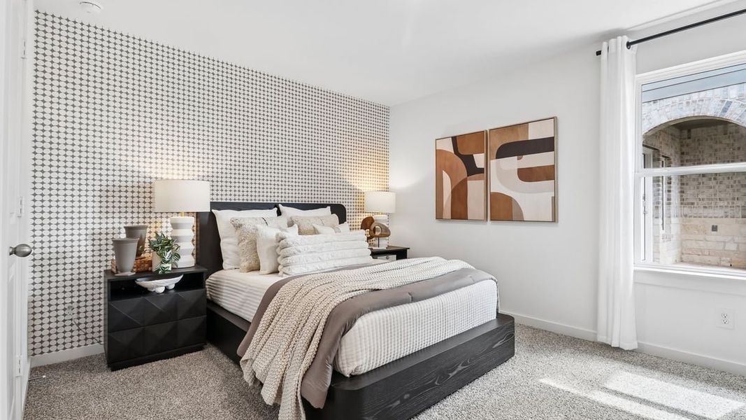 Furnished interior view inside a new home in Evergreen, Rosenberg (Image 18).