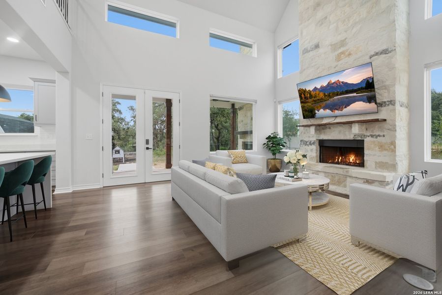 Furnished interior view inside a new home in , San Antonio (Image 11).