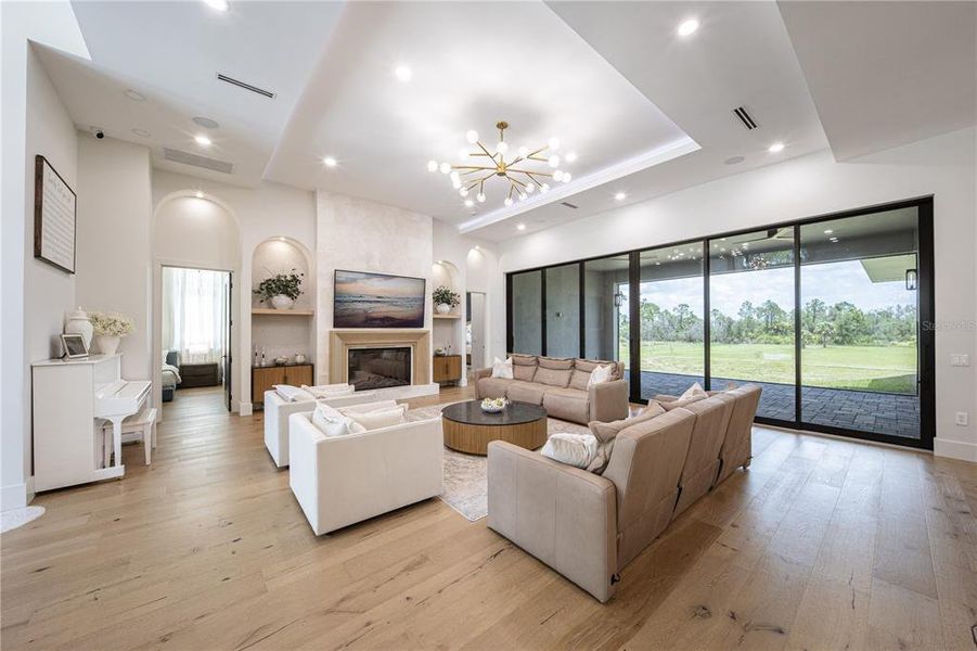 Furnished interior view inside a new home in , Venice (Image 6). Furnished interior view inside a new home in , Venice (Image 6).