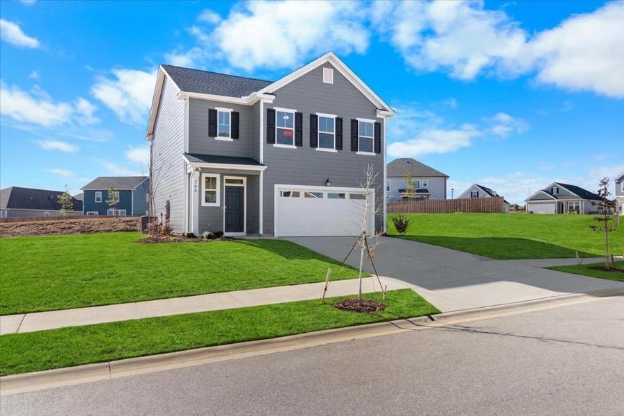 Front exterior of a new home in Tillery Park, Grovetown, GA, highlighting curb appeal (Image 22).