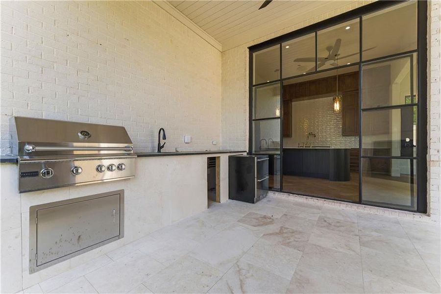 Exterior details and patio area of a home in , Atlanta (Image 4).