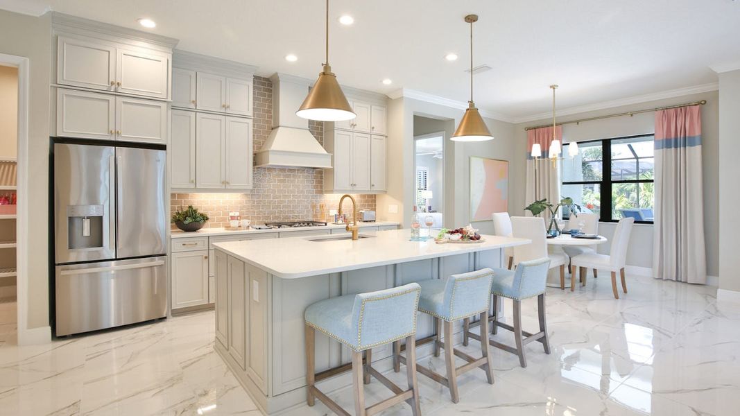Representative furnished interior of a home built from the Bright Meadow 2 by Neal Communities in Boca Royale Golf & Country Club Real Estate and Homes for Sale in Englewood, FL - Neal Communities, Englewood (Image 13).