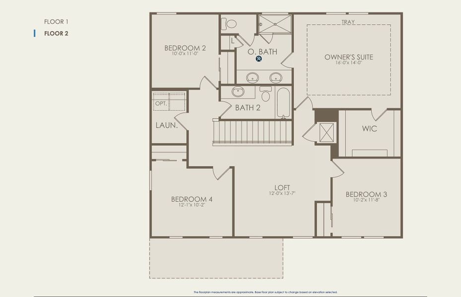 Tilden Floor Plan, Quick Move-In Home, Floor 2