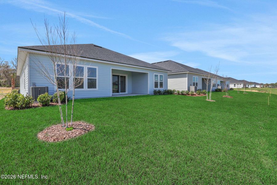 Exterior details and patio area of a home in Veranda Bay, Flagler Beach (Image 30).