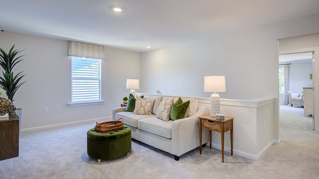 Furnished interior view inside a new home in Eagle Trace, Wendell (Image 21). Furnished interior view inside a new home in Eagle Trace, Wendell (Image 21).