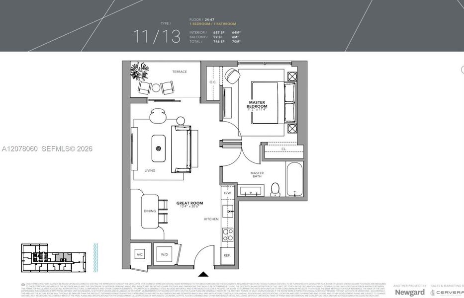 2D floor plan layout of this home in , Miami, FL (Image 4). 2D floor plan layout of this home in , Miami, FL (Image 4).