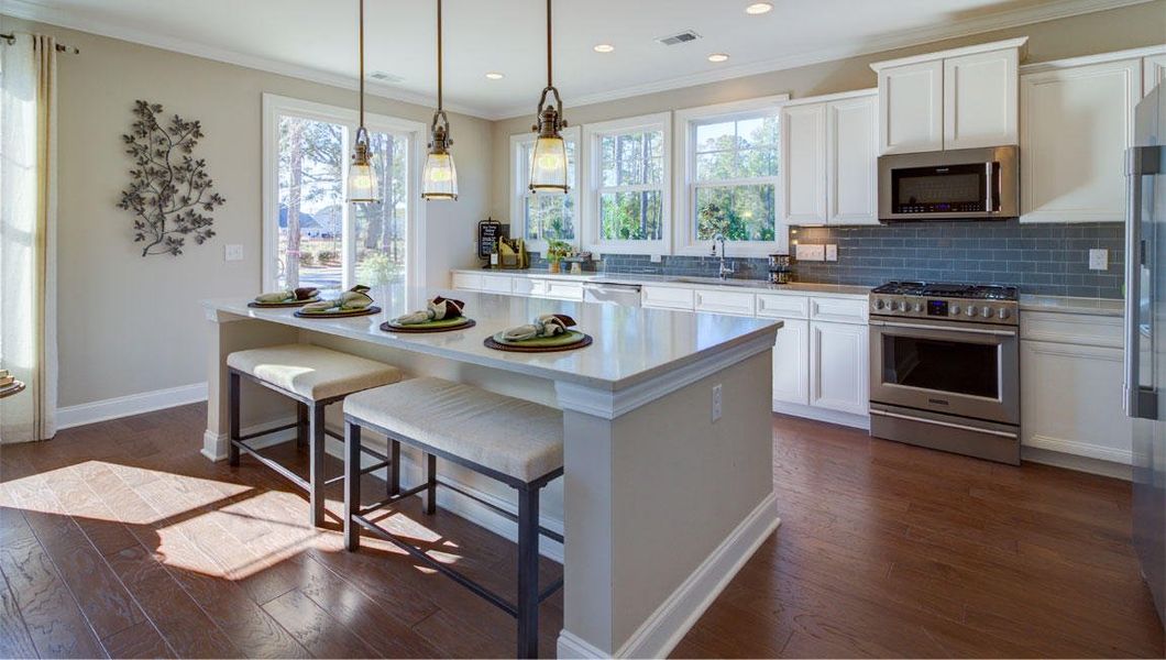 Furnished interior view inside a new home in Berkeley Bay, Ridgeville (Image 31).