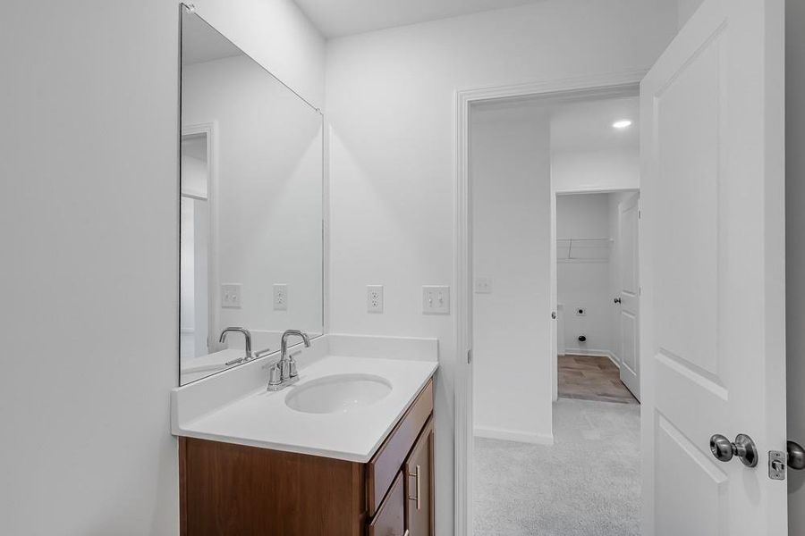 Furnished interior view inside a new home in Hampton Trace, Marietta (Image 11).