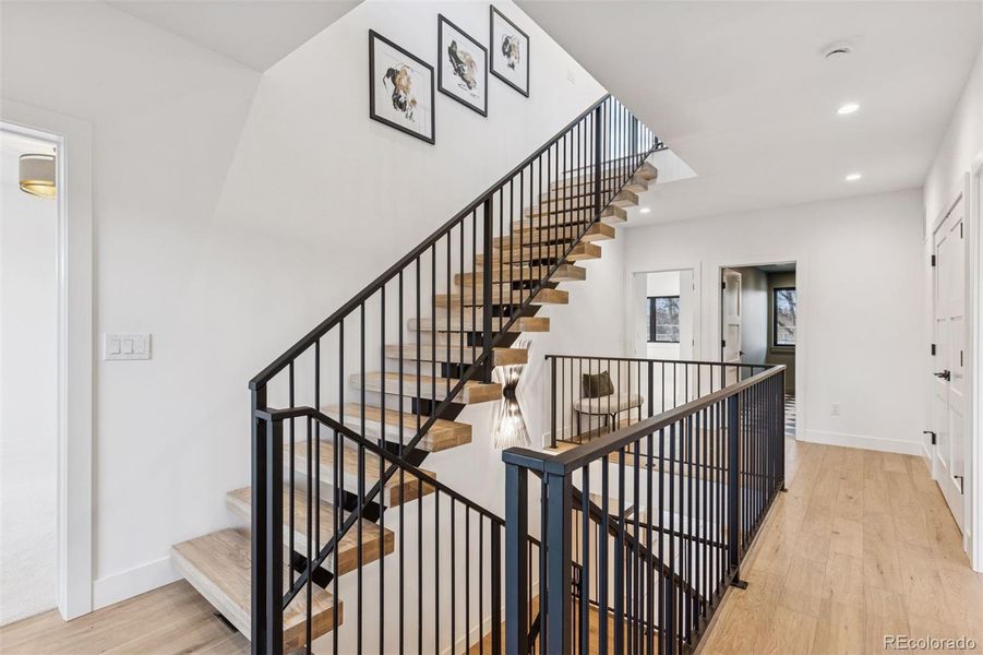 Furnished interior view inside a new home in , Denver (Image 42).