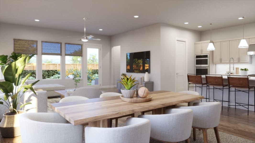 Representative furnished interior of a home built from the 4016 by Risewell Homes in Freedom at Anthem, Kyle (Image 8). Representative furnished interior of a home built from the 4016 by Risewell Homes in Freedom at Anthem, Kyle (Image 8).