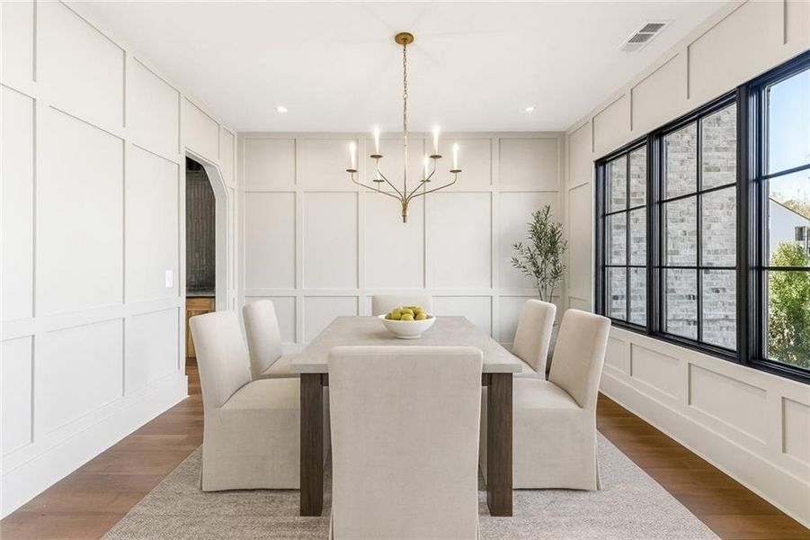 Furnished interior view inside a new home in , Atlanta (Image 5).